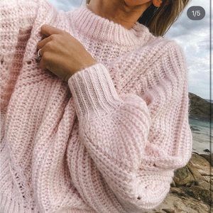 Steele Winslow Knit Pink Chunky Jumper